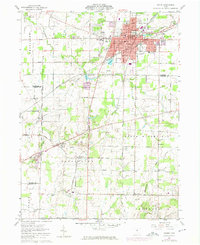 Galion 1960 topographic map preview