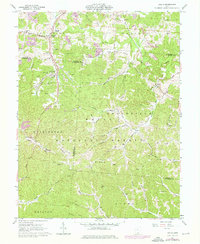 Gallia 1961 topographic map thumbnail