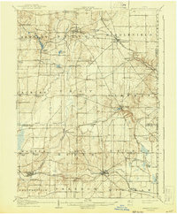 Garrettsville 1907 topographic map thumbnail