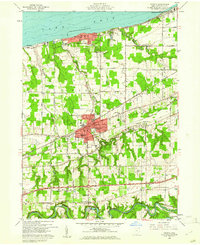 Geneva 1960 topographic map thumbnail