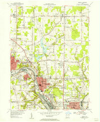 Girard 1954 topographic map thumbnail