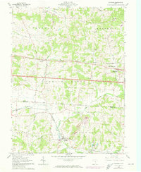 Glenford 1961 topographic map thumbnail