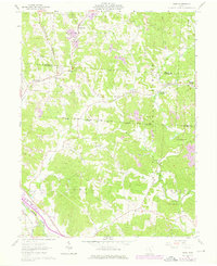 Gore 1961 topographic map preview