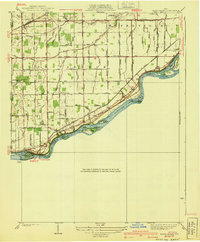 Grand Rapids 1940 topographic map thumbnail