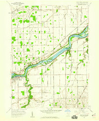 Grand Rapids 1958 topographic map thumbnail