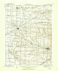 Granville 1908 topographic map thumbnail