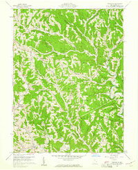Graysville 1960 topographic map thumbnail