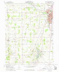 Greenville West 1961 topographic map thumbnail