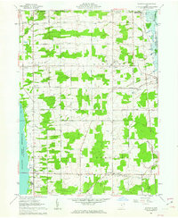 Gustavus 1961 topographic map thumbnail