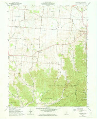 Hallsville 1961 topographic map thumbnail