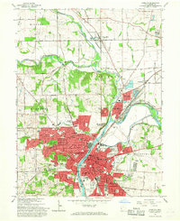Hamilton 1965 topographic map thumbnail