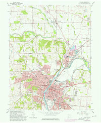 Hamilton 1965 topographic map thumbnail