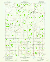 Hamler 1960 topographic map thumbnail