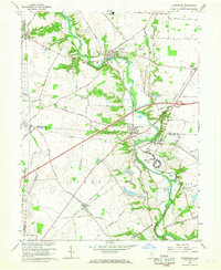 Harrisburg 1966 topographic map thumbnail