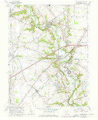 Harrisburg 1966 topographic map thumbnail