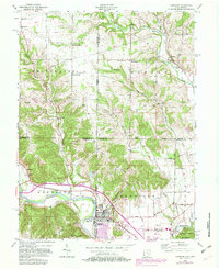 Harrison 1955 topographic map thumbnail