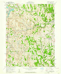 Harrisville 1960 topographic map thumbnail
