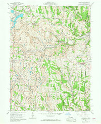 Harrisville 1960 topographic map thumbnail