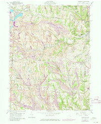 Harrisville 1960 topographic map thumbnail