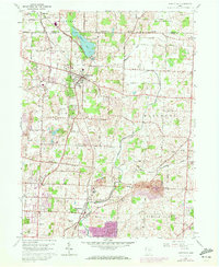 Hartville 1960 topographic map thumbnail