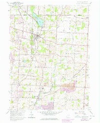 Hartville 1960 topographic map thumbnail