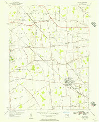 Hilliard 1954 topographic map thumbnail