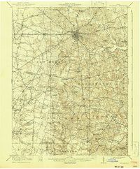 Hillsboro 1917 topographic map thumbnail