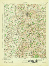 Hillsboro 1944 topographic map thumbnail