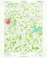 Hillsboro 1961 topographic map thumbnail