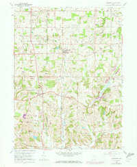 Homeworth 1960 topographic map thumbnail