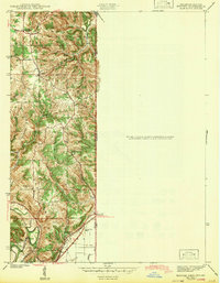 Hooven 1943 topographic map thumbnail