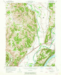 Hooven 1954 topographic map thumbnail