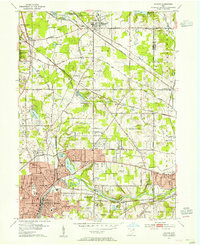 Hudson 1953 topographic map thumbnail