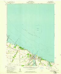 Huron 1959 topographic map thumbnail