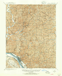 Ironton 1898 topographic map thumbnail