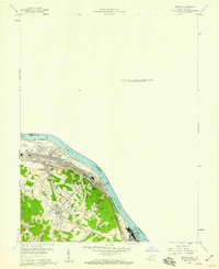 Ironton 1958 topographic map thumbnail