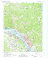 Ironton 1972 topographic map thumbnail
