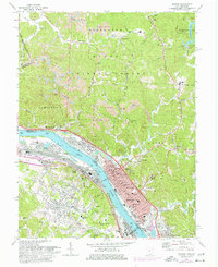 Ironton 1972 topographic map thumbnail