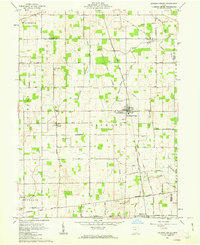 Jackson Center 1961 topographic map thumbnail