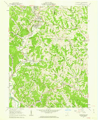 Jacksonville 1961 topographic map thumbnail