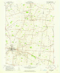 Jamestown 1961 topographic map preview