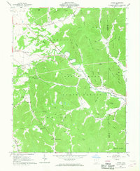 Jaybird 1961 topographic map thumbnail