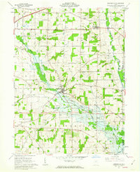 Jeromesville 1961 topographic map preview