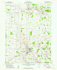 Johnstown 1961 topographic map thumbnail