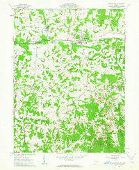 Junction City 1961 topographic map thumbnail