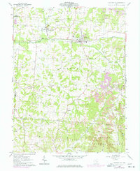 Junction City 1961 topographic map thumbnail