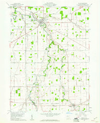 Kalida 1960 topographic map thumbnail