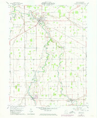 Kalida 1960 topographic map thumbnail