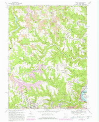 Knoxville 1968 topographic map thumbnail