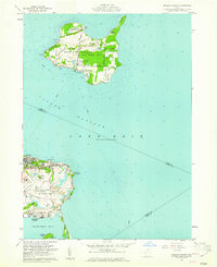 Kelleys Island 1959 topographic map thumbnail
